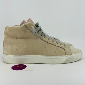 P448 Women's Pink Suede High Top Casual Skate Sneakers Size 41 EU/ 9.5 US